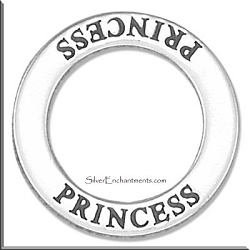 Sterling Silver Princess Affirmation Band Pendant