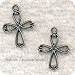 Cross Charm - Both Sides Shown