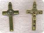 Large Double-Sided 3D Crucifix Pendant