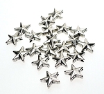 Wholesale Antiqued Silver 12mm Star Beads Bulk (20)