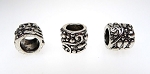 Fancy Tube Large Hole Beads
