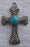 Fancy Tibetan Silver Cross