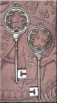Flower Key Pendant, 3-inch