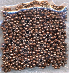 Copper Pewter 5mm Daisy Spacers, Bulk 100pc