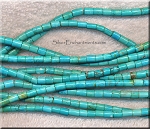 Turquoise Magnesite Heishi Tube Beads