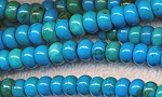 8mm Rondelle Turquoise Beads