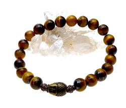Tiger's Eye Buddha Bracelet