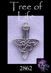 Sterling Silver Celtic Tree of Life Necklace Pendant