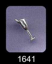Sterling Silver 3D Chalice Charm