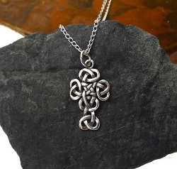 Sterling Silver Celtic Cross Necklace