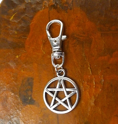 Pentagram Clip On Charm