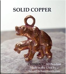 Solid Copper Pendant