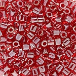 Size 8 Delica Beads, Strawberry Luster, DBL-0098