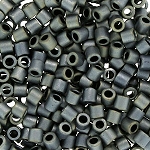 Size 8 Delica Beads, Matte Metallic Silver, DBL-0307