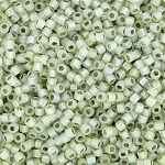 Size 11 Delica Beads, Opaque Alabaster Honeydew Opal, DB1453