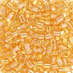 Size 8 Delica Beads, Light Amber Luster, DBL-0100