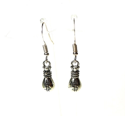 Silver Gambling Earrings