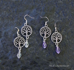 Crystal Tree of Life Earrings