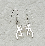 Silver Deer Earrings