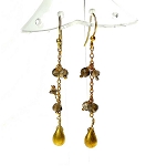 Vermeil Smoky Quartz Earrings