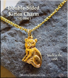 Double-sided Kitten Charm