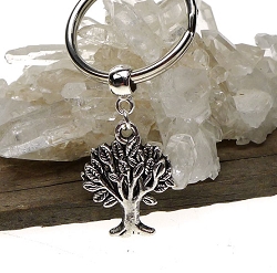 Silver Tree Key Ring