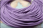 Purple Leather Cord, 1.5mm Round, Jewelry Supply