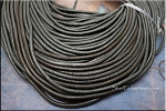 Grey Cowhide Leather Cord