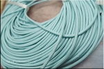 Light Blue Cowhide Leather Cord