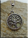 Yggdrasil Tree of Life Pendant on Green Jasper - Nurture Me
