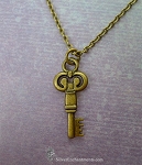 Bronze Key Necklace