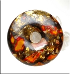 Gemstone Donut Focal, 50mm - Example