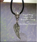 Large Hole Dangle Bracelet Charm or Necklace Pendant
