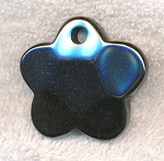Hematite Pendant, Flower Pendant