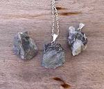 Raw Emerald Pendant Necklace