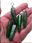 Green Aura Crystal Pendant