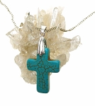 Turquoise Cross Pendant