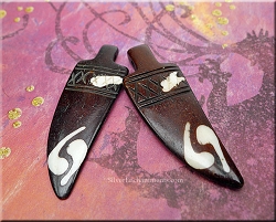 Large Bone Dagger Pendant