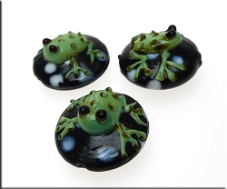 Lampworked Glass Frog Bead | Art Glass Bead