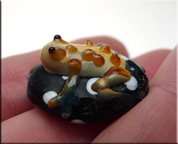 Lampworked Frog Bead | Art Glass Bead