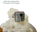 Ocean Jasper Ring in Sterling Silver Size 7