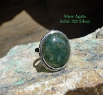 Moss Agate Ring