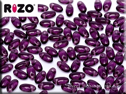 Amethyst Rizo Beads