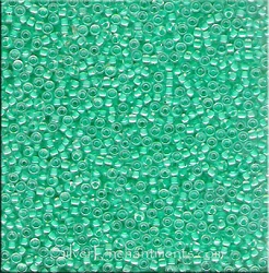 Miyuki 11/0 Inside Color Lined Light Aqua Seed Beads