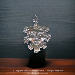 Sterling Silver Greenman Necklace Charm