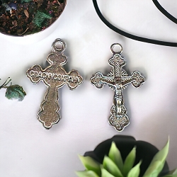 Double-Sided Crucifix Necklace
