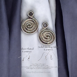 Celtic Spiral Earrings