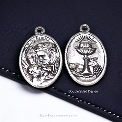Holy Family Communion Medal Necklace
