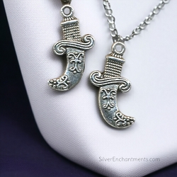 Silver Arabian Sword Necklace