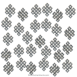 Silver Celtic Jewelry Connectors